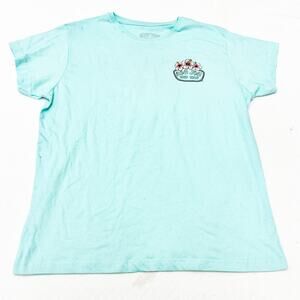 Ron Jon Surf Shop Men's Turquoise Blur Short Sleeve Tee Shirt Size 2X